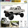 New WPL C64-1 RC Car 1:16 Hailax 2.4G 4WD Remote Control Pick-up Truck Controllable LED Light Electric Toy Off-Road Vehicle Mode